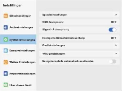 IIYAMA ProLite TN6505A - EINSTELLUNGEN-MENÜ - 2