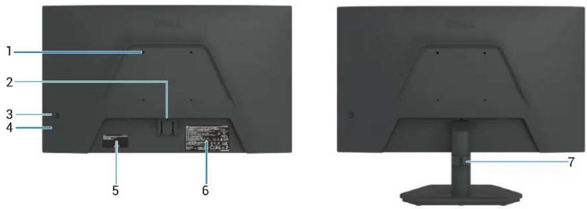 DELL SE2726HG - Ansicht von hinten - 1