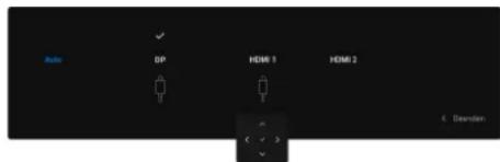 Auto DP HDMI 1 HDMI 2 Borden