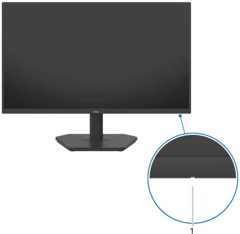 DELL SE2726HG - Identifizierung von Einzelteilen und Bedienelementen - 1