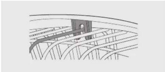 Nabo VSD 4038 - Montage des vorderen Schutzgitters - 2