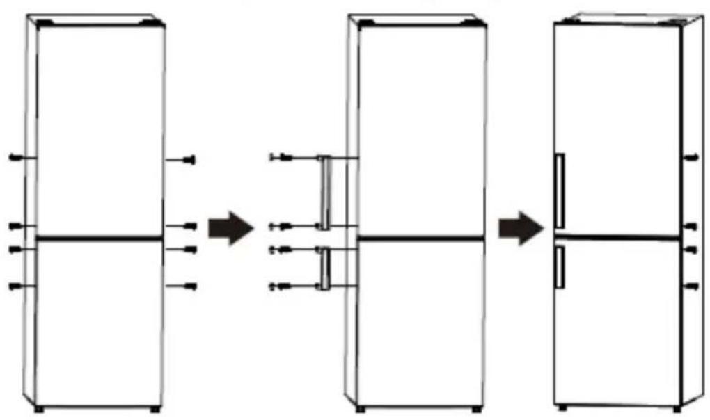 Nabo KGN 7100 - Türgriff montieren (falls ein Griff vorhanden ist) - 1