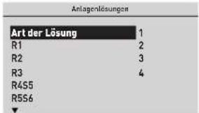 Anlagenlösungen Art der Lösung 1 R1 2 R2 3 R3 4 R4S5 R5S6
