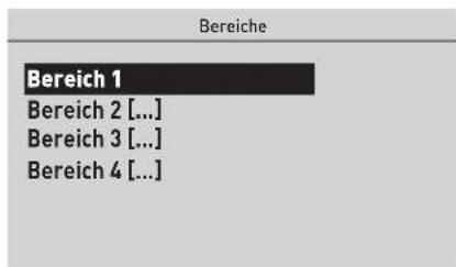 Bereiche Bereich 1 Bereich 2 [...] Bereich 3 [...] Bereich 4 [...]