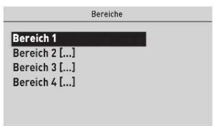 Bereiche Bereich 1 Bereich 2 [...] Bereich 3 [...] Bereich 4 [...]
