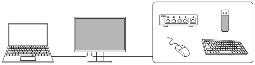 EIZO EV2495 - Dockingstation-Funktion - 1
