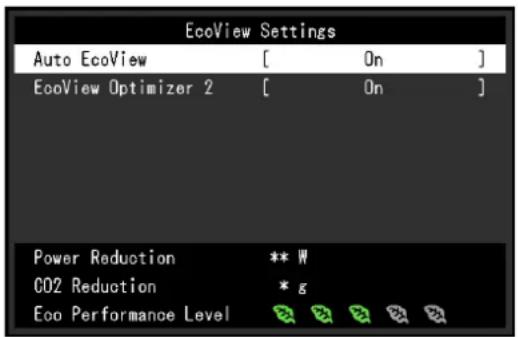 EIZO EV2495 - Röduzierung des Stromverbrauchs - 1