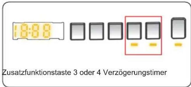 18:38 Zusatzfunktionstaste 3 oder 4 Verzögerungstimer