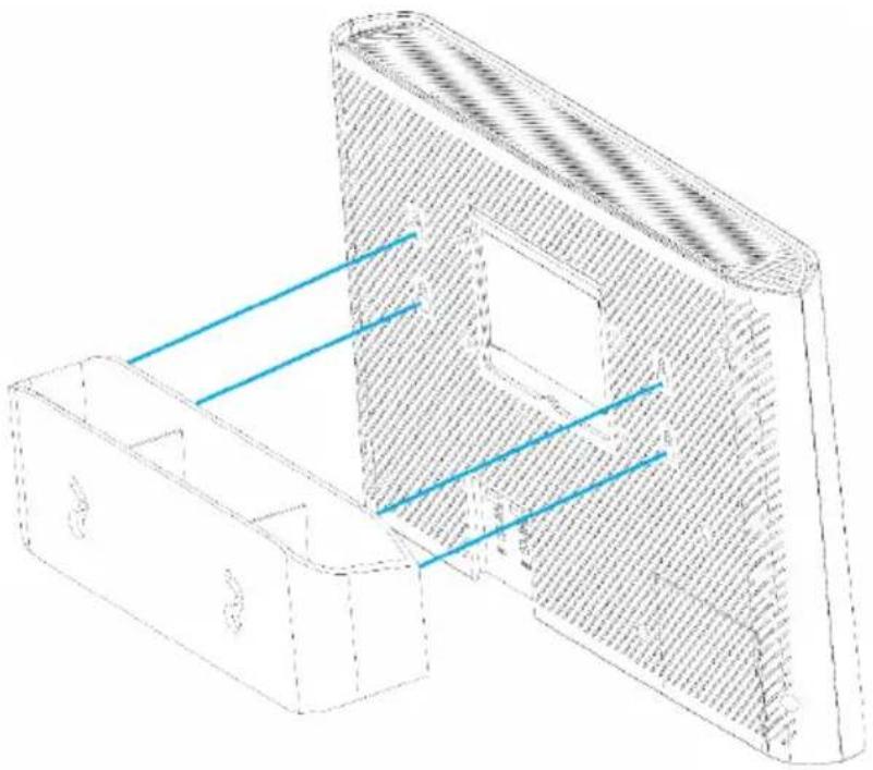 T-Mobile Digitalisierungsbox Premium 2 - Wandmontagebügel anbringen - 1