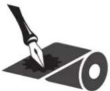 ZEBRA ZE521 - Loading ribbon (Einlegen von Farbbändern) - 1