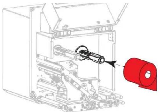 ZEBRA ZE521 - Loading ribbon (Einlegen von Farbbändern) - 6