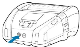 ZEBRA ZQ630 Plus - Einschalten und Papiervorschub. - 1