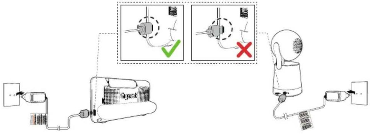 GIGASET BABY500 Video Dual Cam - Babyphone anschließen, laden und einschalten - 1