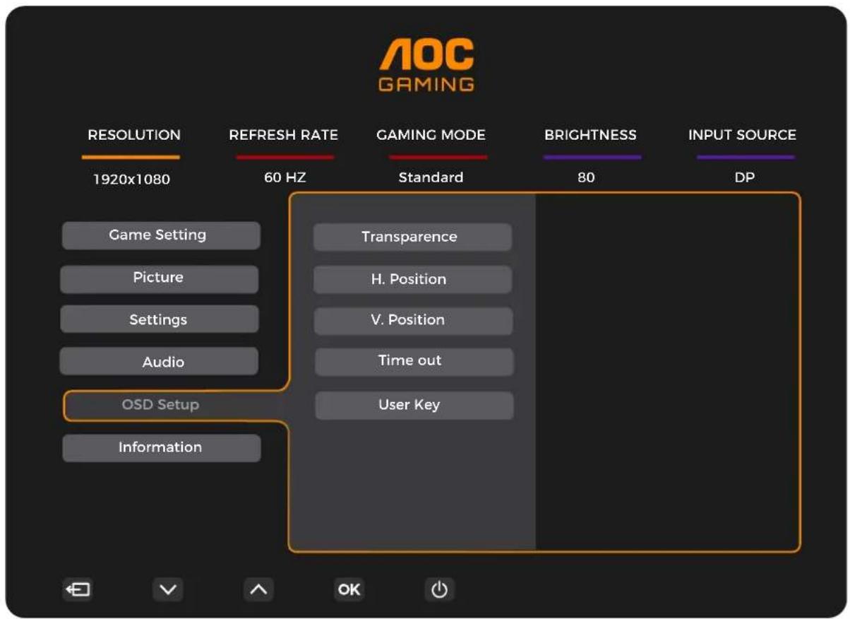 AOC Gaming 27G51Z - OSD 设定 - 6