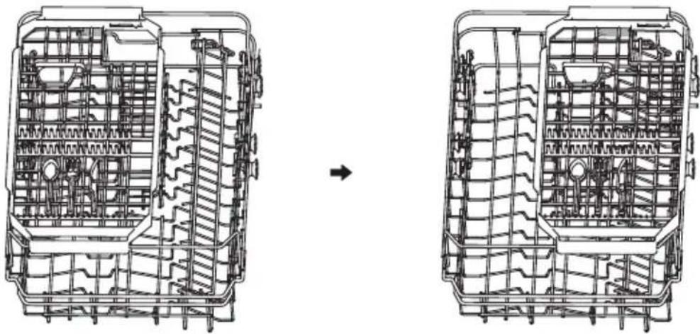 MIDEA MDWEB1014K - Tassenablage zurückklappen - 1