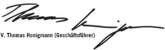 Thomas Hijr V. Thomas Honigmann (Geschäftsführer)