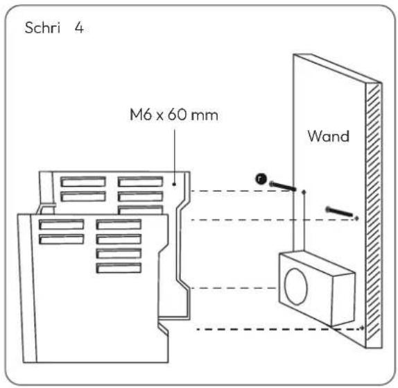 Schri 4 M6 x 60 mm Wand