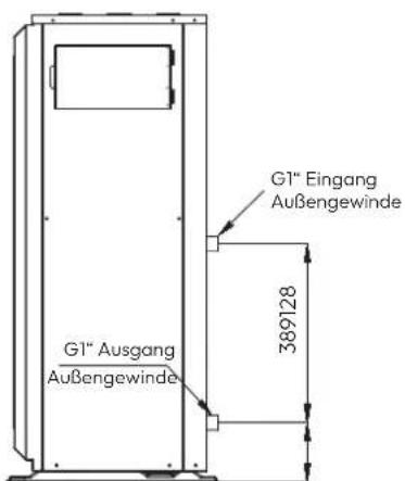 G1" Ausgang Außengewinde G1" Eingang Außengewinde 389128