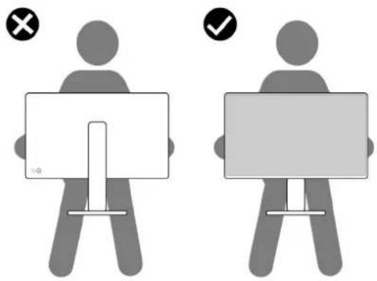DELL U3226Q - Handhabung und Bewegung Ihres Monitors - 2