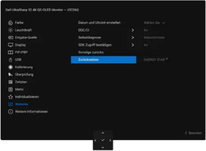 DELL U3226Q - Abbildung 87. Verriegeln Menü - 7