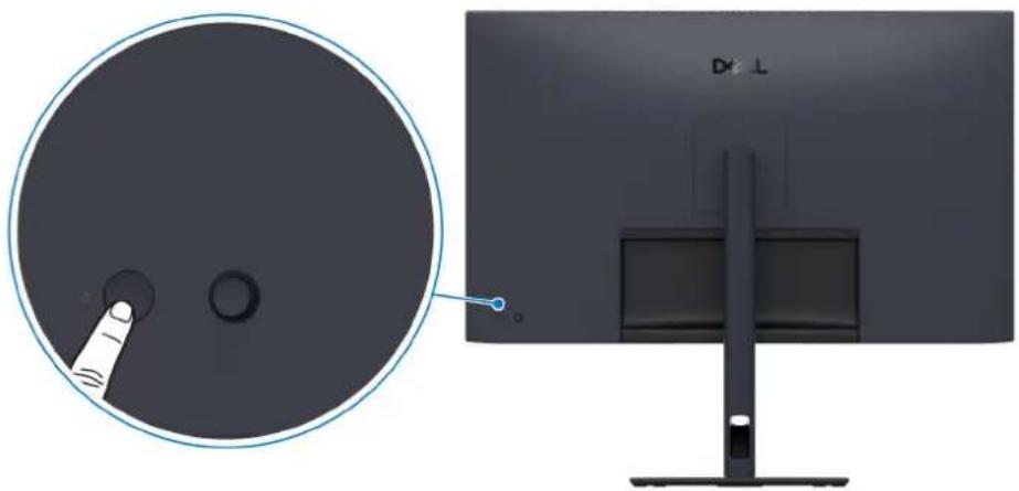 DELL U3226Q - Schalten Sie den Monitor ein - 1