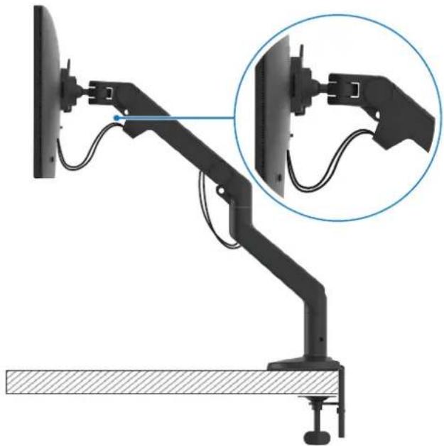 DELL P2426E - VESA-Wandmontage (optional) - 3