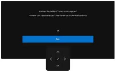 Nöchern Sie die Menz Tasten verhlich spieren? Hinweise zum Deaktiven der Tasten finden Sie im Berutzerhandbuch Ja Nen