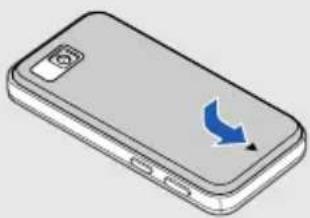SAMSUNG GT-S7120U - 安装 SIM 或 USIM 卡和电池 - 1