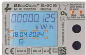EcoCount* SL+SC BS Alt. Nr. 53520518 Modbus 00000.125 kWh 18.04.2024 M23 DE-M 230