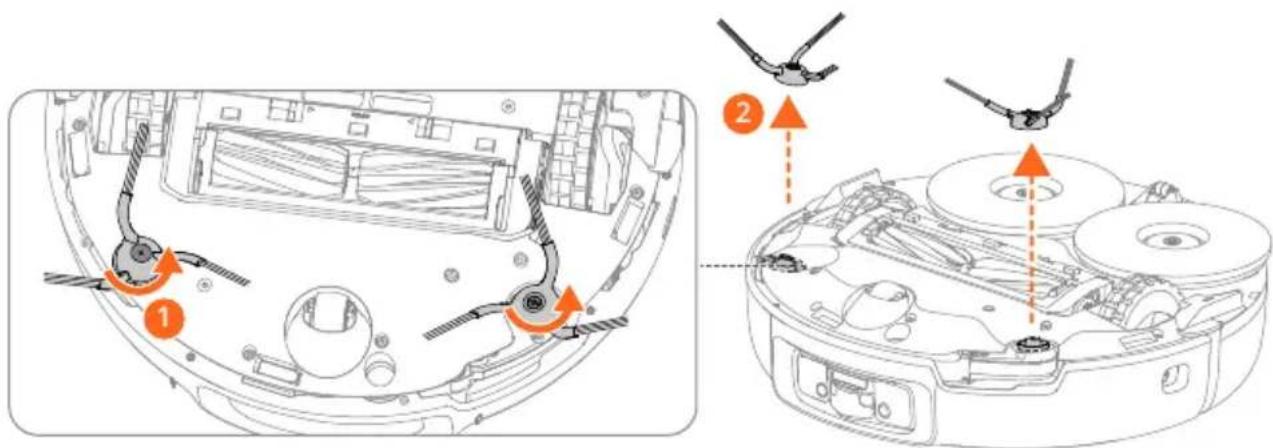 DJI Romo S - Seitenbürste - 1