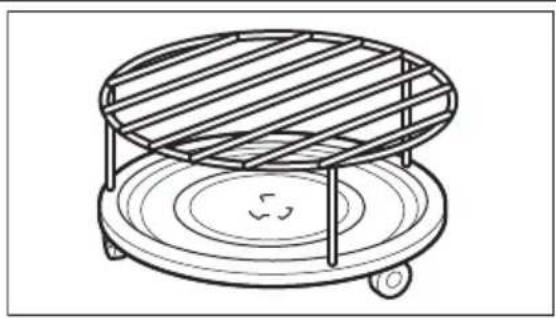 ELECTROLUX EMC28950S - Wkładanie podstawki do grillowania - 1