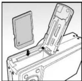 HITACHI HDC-1051E - Removing an SD memory card - 1