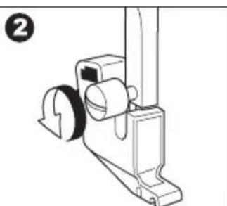 NECCHI N 420 - Removing the presser foot holder - 8