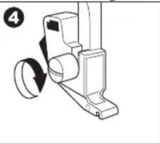 NECCHI N 420 - Removing the presser foot holder - 10
