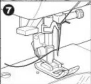 NECCHI N 420 - SPULE EINSETZEN - 6