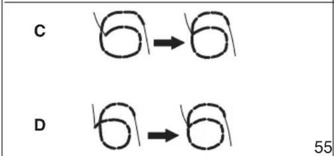 NECCHI N 420 - - TYPE A, B ONLY - LETTER STITCH PATTERN - 5