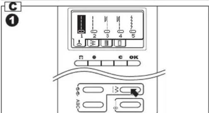 C ① 1 2 3 4 5 R ● C OK ABC