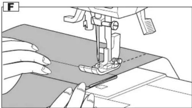 NECCHI N 420 - WIDTH OF SEAM ALLOWANCE - 3