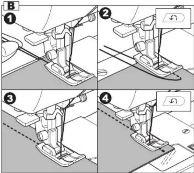 NECCHI N 420 - REVERSE STITCHING - 1