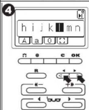 4 h i j k m n A a 0 C R C OK ← ← ← ← buo