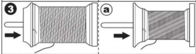 Diagram showing two stages of a mechanical or electrical component, labeled (a) and (b), with arrows indicating direction.