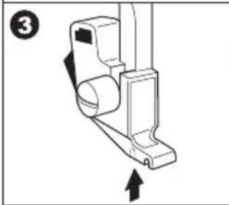 NECCHI N 420 - Removing the presser foot holder - 9
