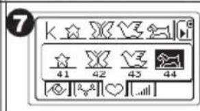 7 K ★ X Y ▼ 41 42 43 44 [○] [R] [♥] [..]
