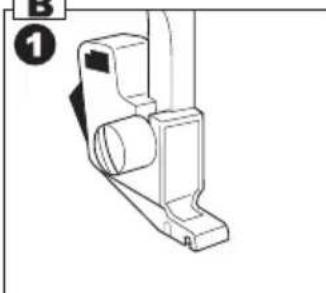 NECCHI N 420 - Removing the presser foot holder - 7