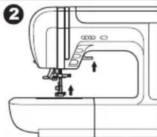 NECCHI N 420 - Removing the presser foot holder - 2