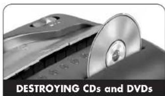 DESTROYING CDs and DVDs