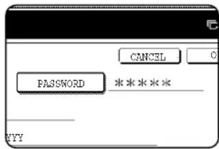 CANCEL PASSWORD ****** YYY