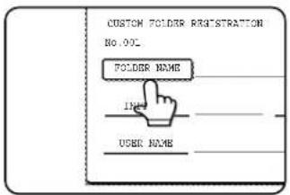 CUSTOM FOLDER REGISTRATION NO.001_ FOLDER NAME LINK USER NAME