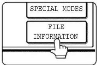 SHARP MX-M620U - Touch the [FILE INFORMATION] key. - 1