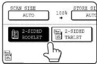 SCAN SIZE AUTO 100% STORE SI AUTO 2-SIDED BOOKLET 2-SIDED TABLET